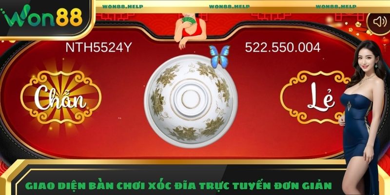 Xóc Đĩa Won88 - Tỷ Lệ Thưởng Cao, Cơ Hội Làm Giàu Lớn 3 Giao diện bàn chơi xóc đĩa trực tuyến đơn giản