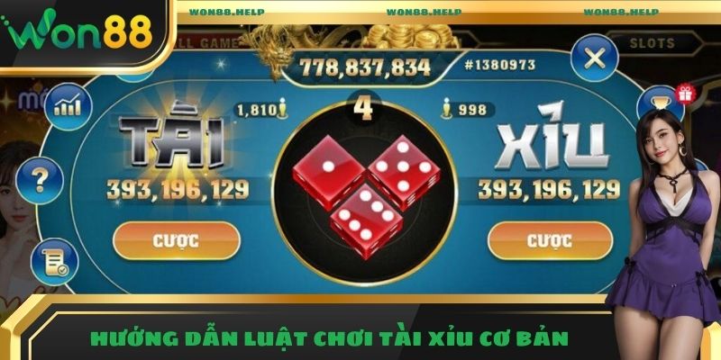 Tài Xỉu Won88 - Tỷ Lệ Thưởng Hấp Dẫn Và Cơ Hội Thắng Cực Cao 2 Hướng dẫn luật chơi Tài Xỉu cơ bản