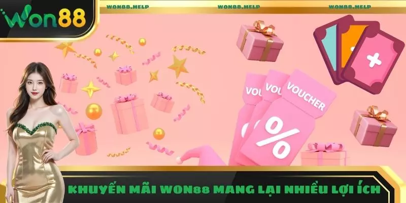 Khuyến Mãi Won88 - Nhận Ngay Ưu Đãi Hấp Dẫn Mỗi Ngày 1 Khuyến mãi Won88 mang lại nhiều lợi ích