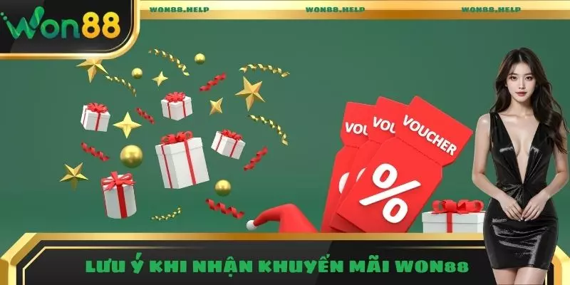Khuyến Mãi Won88 - Nhận Ngay Ưu Đãi Hấp Dẫn Mỗi Ngày 5 Lưu ý khi nhận khuyến mãi Won88