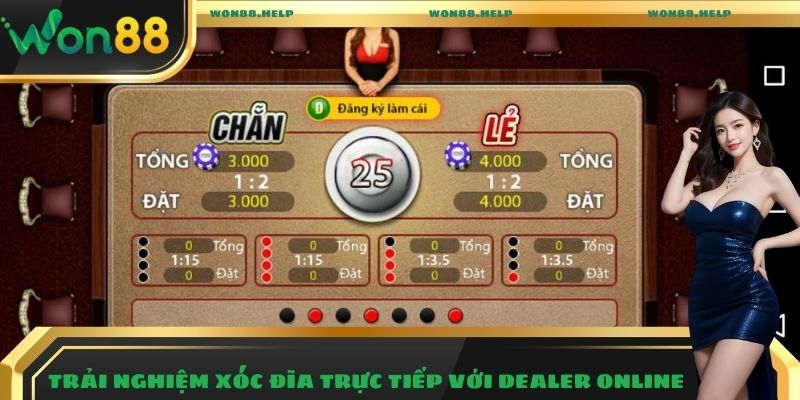 Xóc Đĩa Won88 - Tỷ Lệ Thưởng Cao, Cơ Hội Làm Giàu Lớn 1 Trải nghiệm xóc đĩa trực tiếp với dealer online