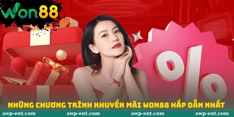 Những sự kiện khuyến mãi won88 hấp dẫn hàng đầu hiện nay