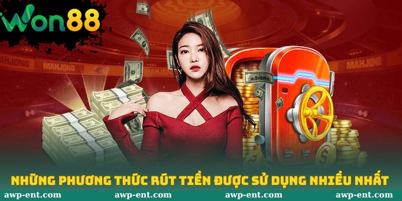 Tổng hợp những phương thức rút tiền won88 phổ biến nhất