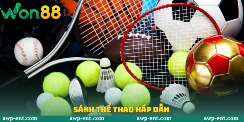 Sảnh thể thao hấp dẫn